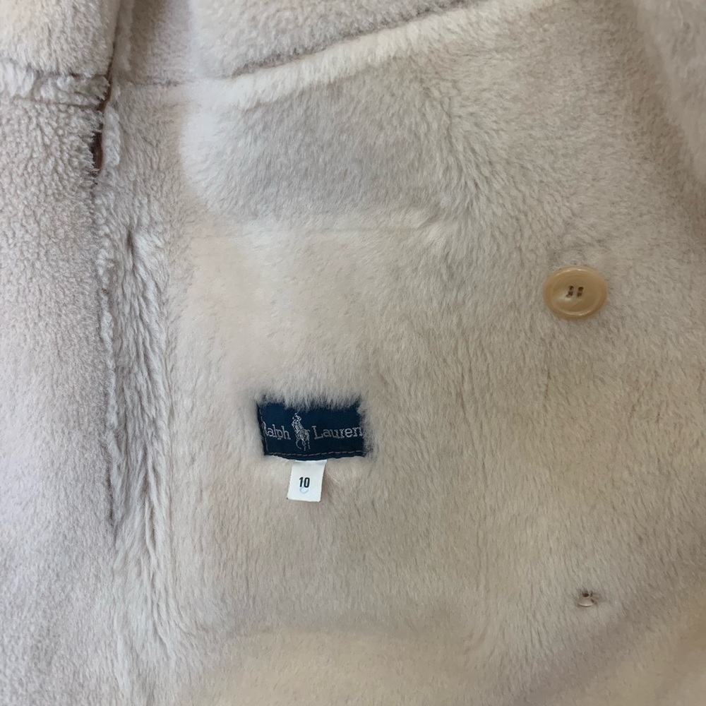 RARE Vintage Ralph Lauren Shearling Coat - Picture 10 of 15